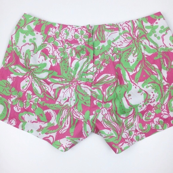Lilly Pulitzer Hotty Pink Forgot My Trunk Shorts 2 - Picture 3 of 7